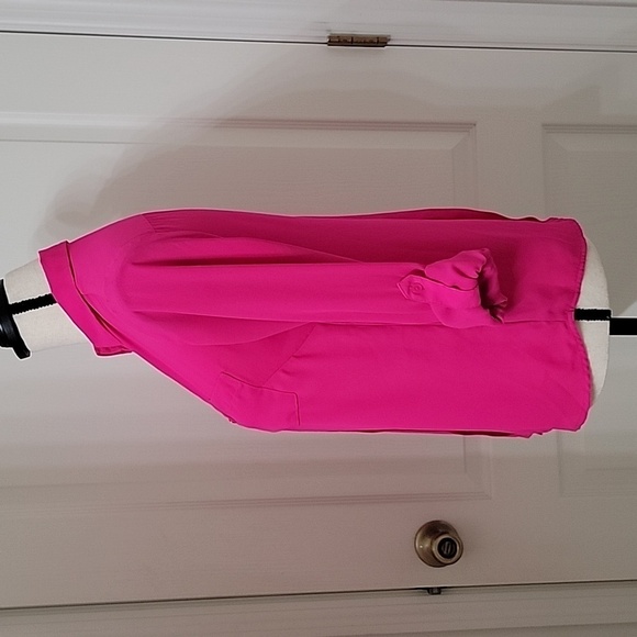 Outback Red Size XS Bright Fuchsia Long Sleeve Button Down Blouse, Exc. Cond. - Picture 3 of 11